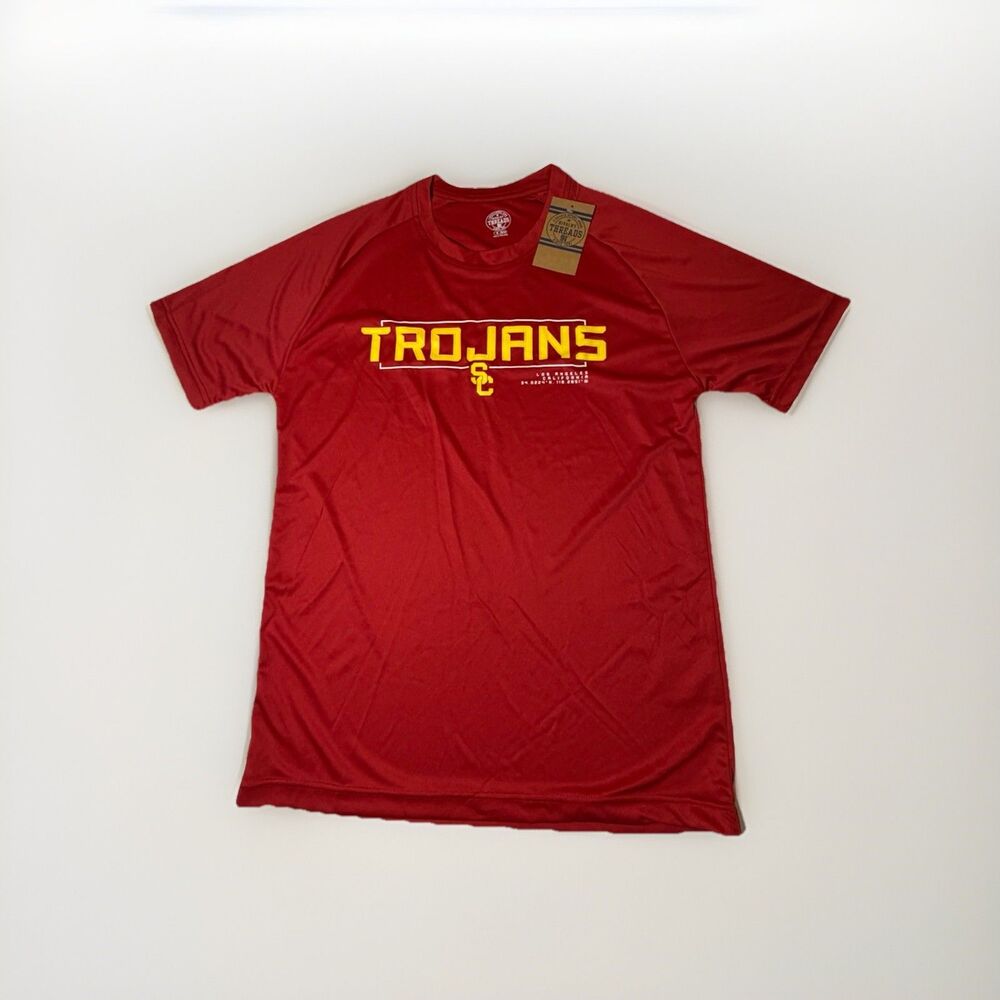 NWT USC Trojans Rivalry Threads 91 Performance Shirt Men’s Medium Red NCAA